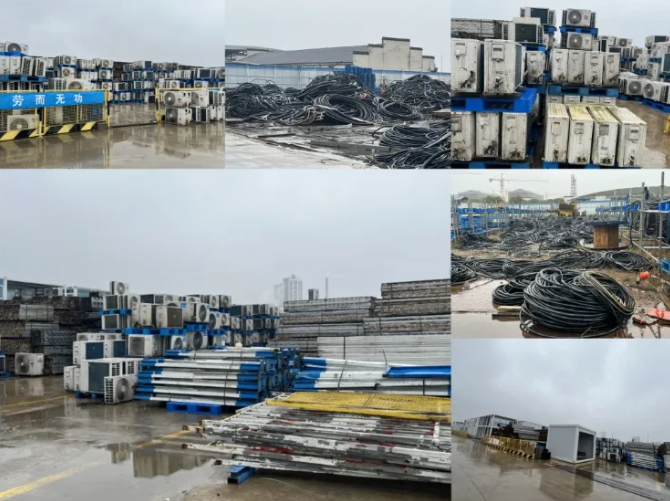 工程周转材料场堆